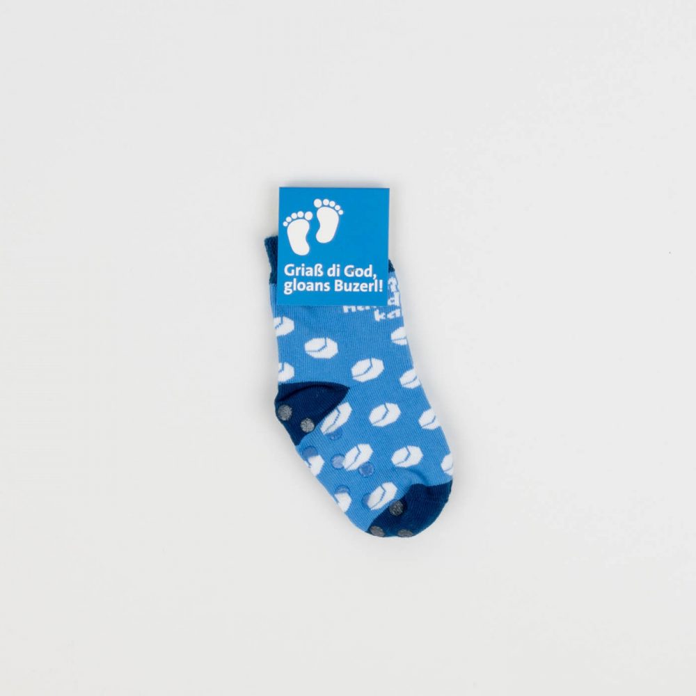 Babysocken gewebt mit Logo – Bild 4