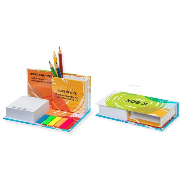 Notizzettel mit Werbung