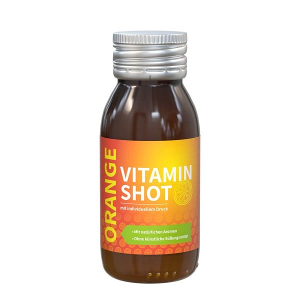 Vitamin Shot Orange als Werbegeschenk