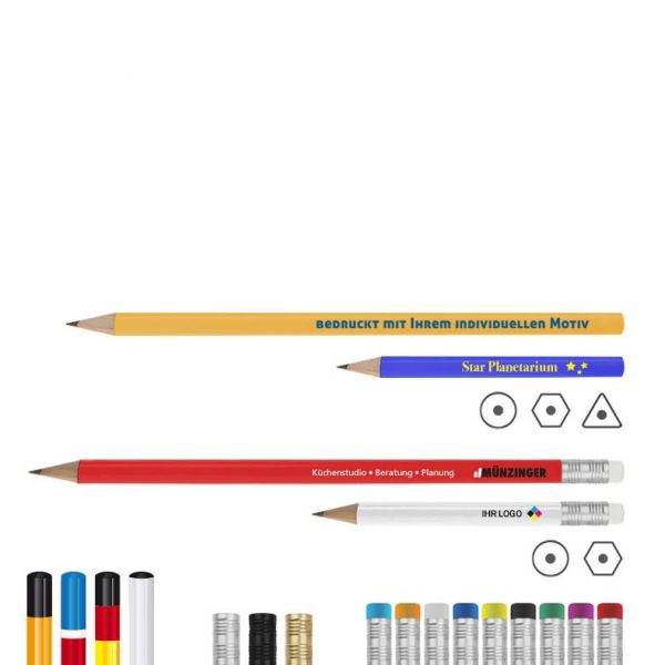 Holzbleistift mit Logo