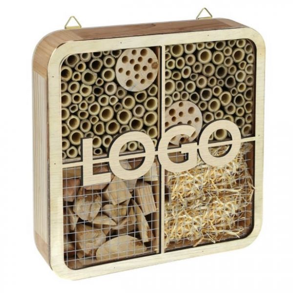 Insekten-Hotel mit Logo Neu