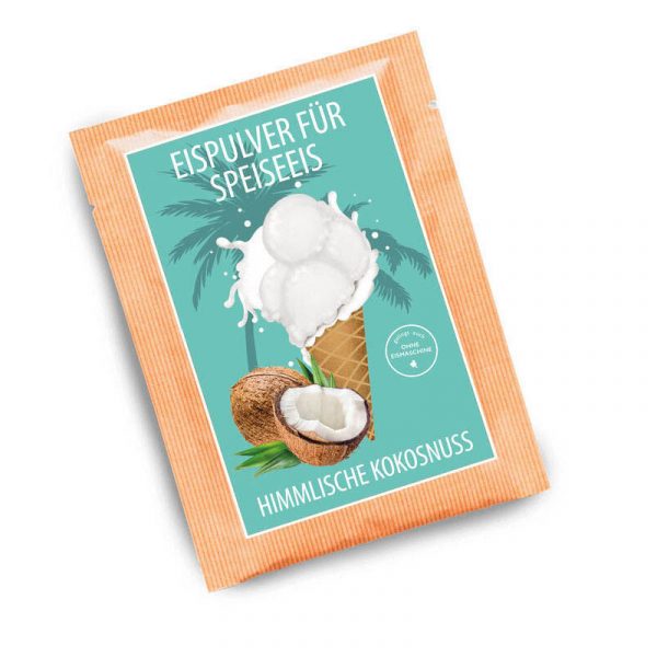 Kokosnuss Eis Werbemittel