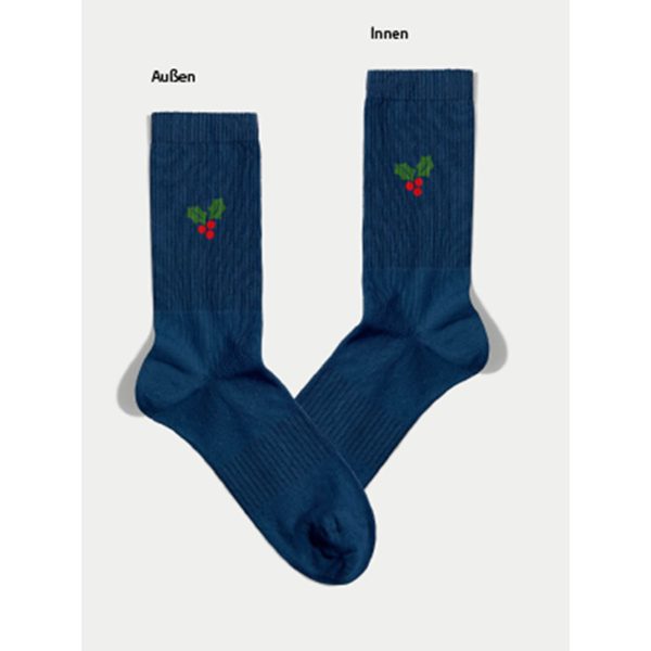 Socken Weihnachtsmotiv